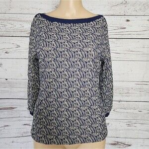 Classiques Entier Blue Sweater Small NWT